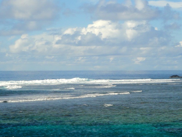 American Samoa from bus